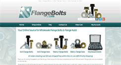 Desktop Screenshot of flangebolts.com