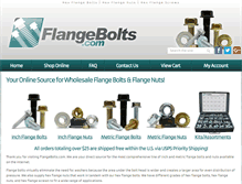 Tablet Screenshot of flangebolts.com